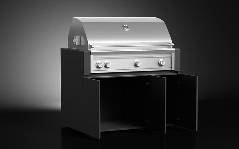 Aluminium Premium Outdoor Kitchen Grill Cabinets