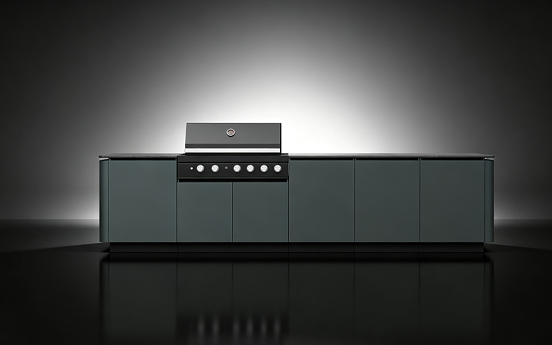 C600 Series Extruded Aluminium Curved High-End Custom Outdoor Kitchen