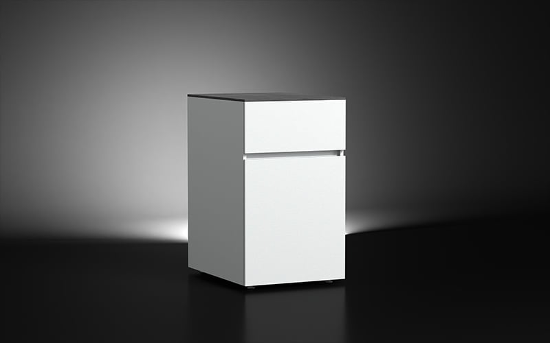 Extruded Aluminium Modular Outdoor Trash Bin Cabinet