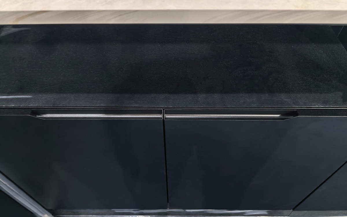 Extruded Aluminium Waterproof Outdoor Kitchen Cabinets With 20mm Countertop
