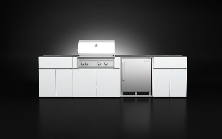 Gas Grill Outdoor Kitchen Set
