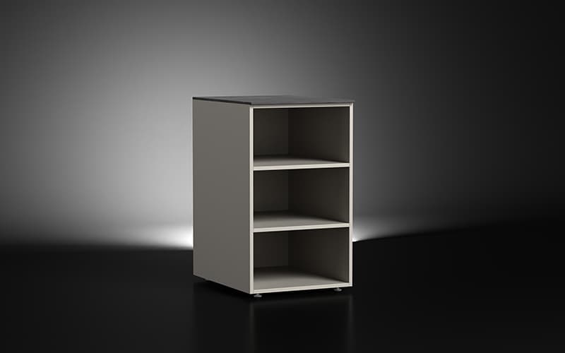High End Extruded Aluminium Outdoor Cabinet With Shelves