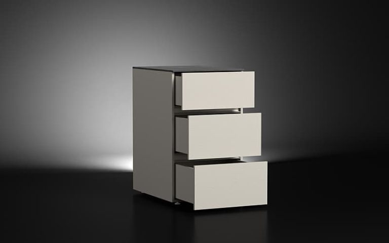 High Quality Aluminium 3-drawer Outdoor Cabinet
