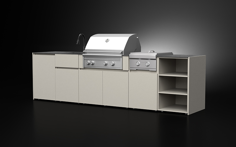 Modern Freestanding Outdoor Kitchen