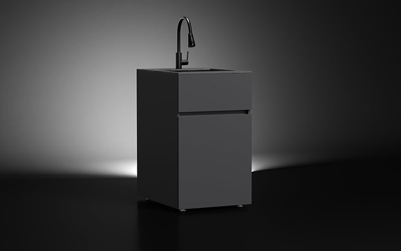 Modular Weatherproof Aluminum Sink Cabinet