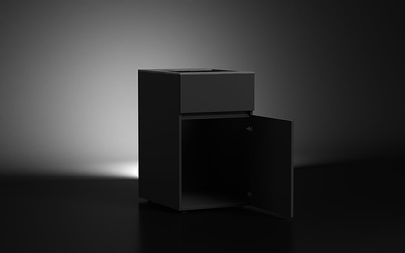 Small Extruded Aluminium Exterior Sink Cabinet