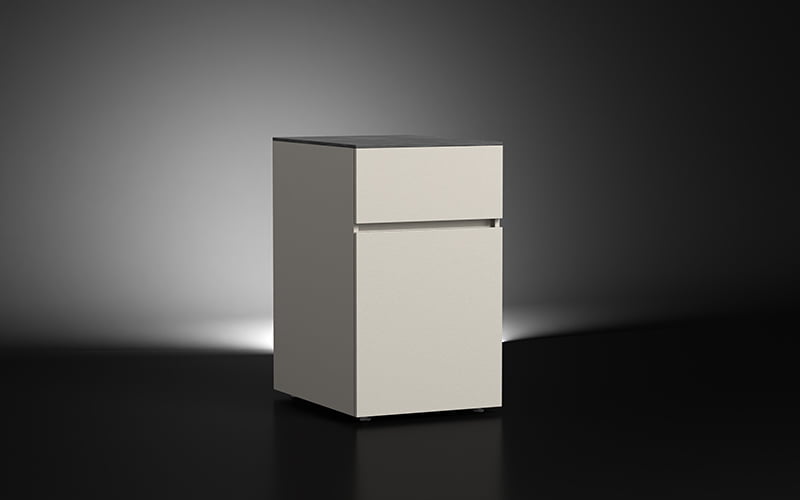 Trash & Recycling Cabinet Module For Outdoor BBQ